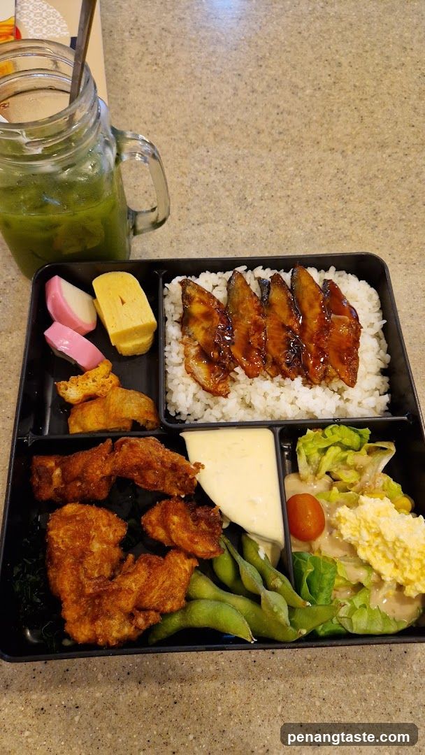 Bento Box Meal with Drink