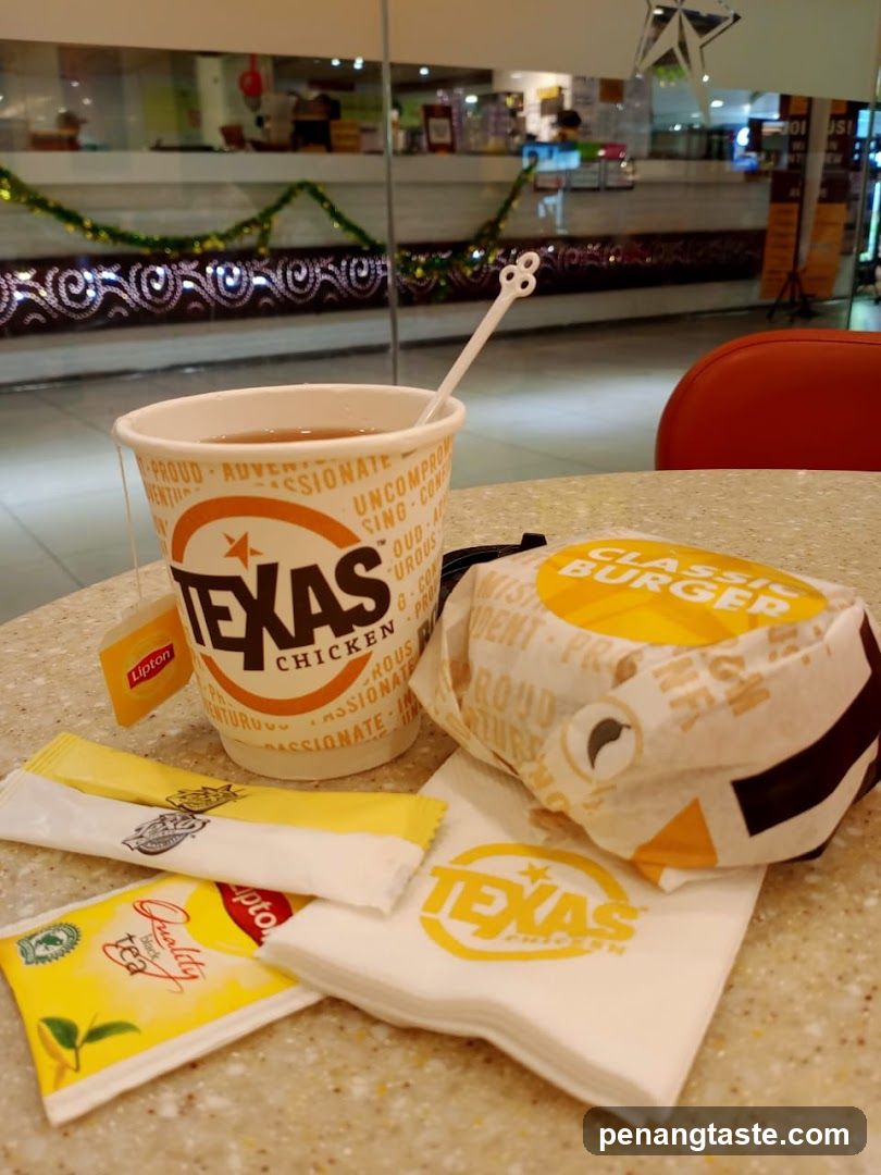 Texas Chicken Meal Setup