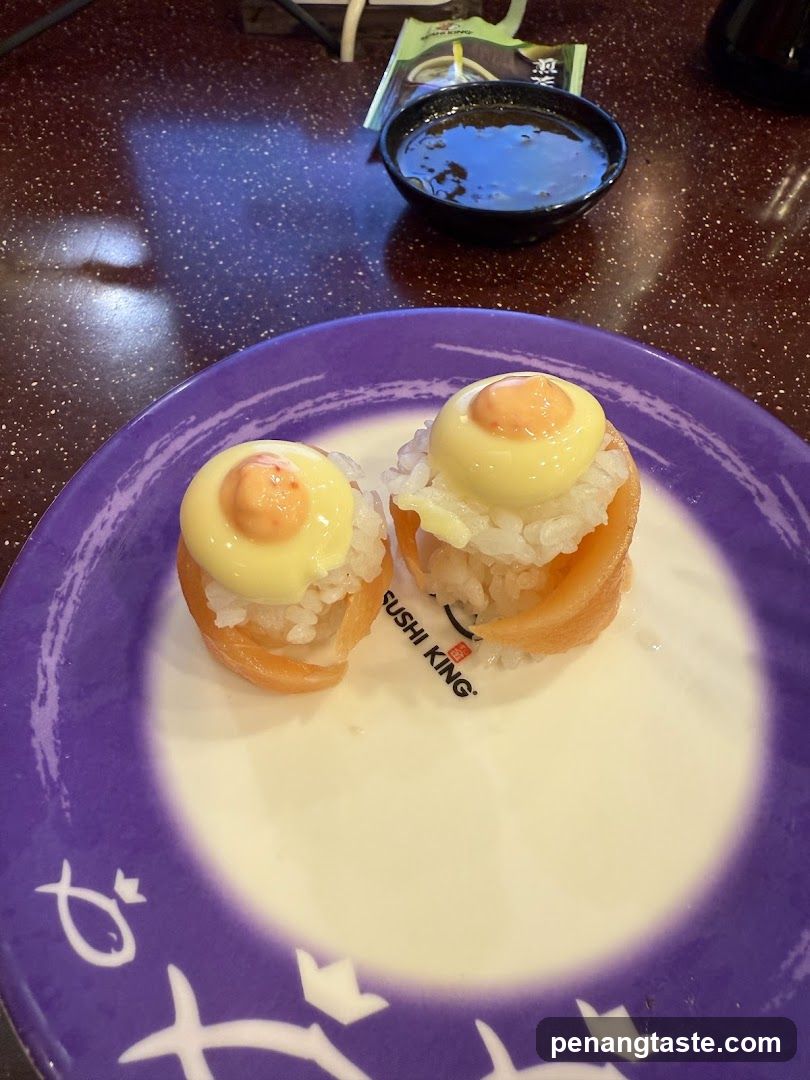 Sushi with Egg Topping