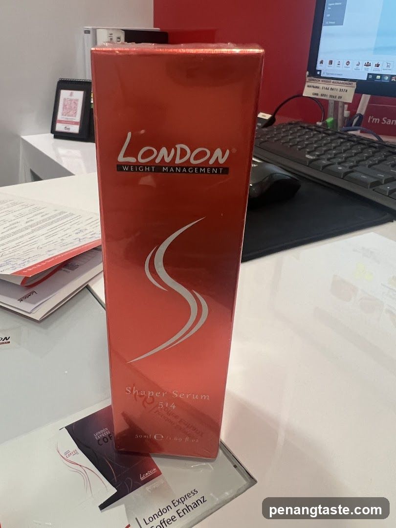 London Weight Management Shaper Serum Box