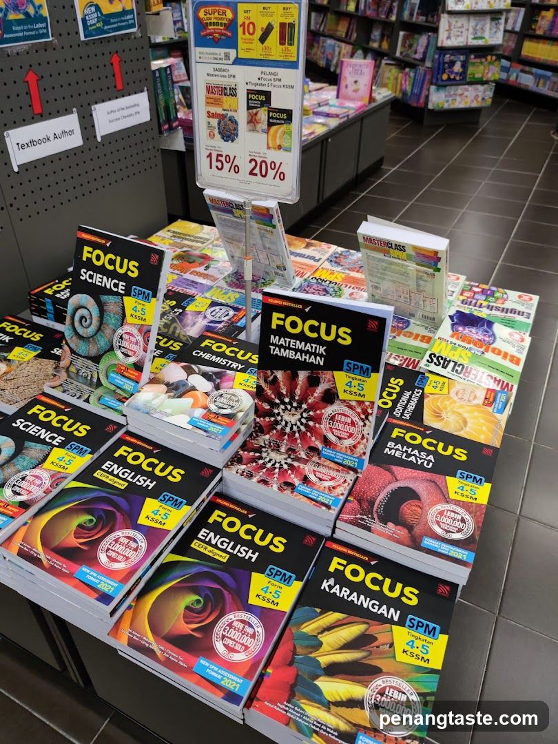 Focus Study Materials Display