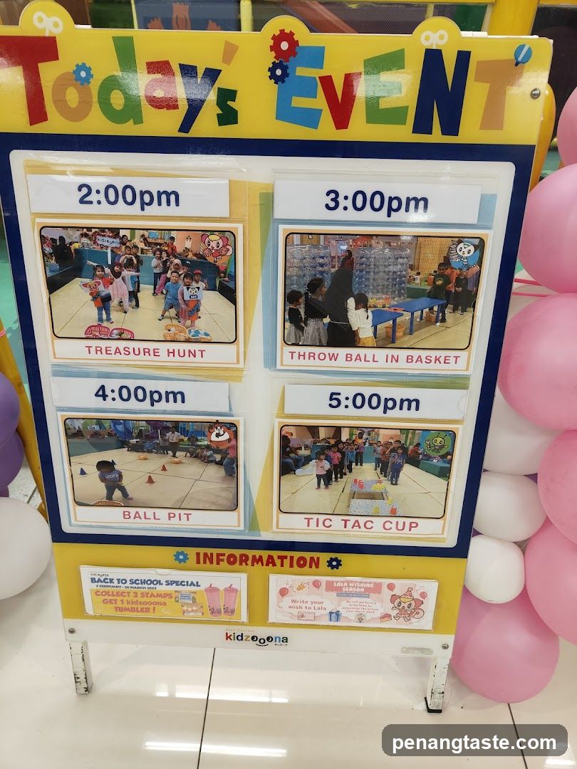 Today's Event Schedule Board