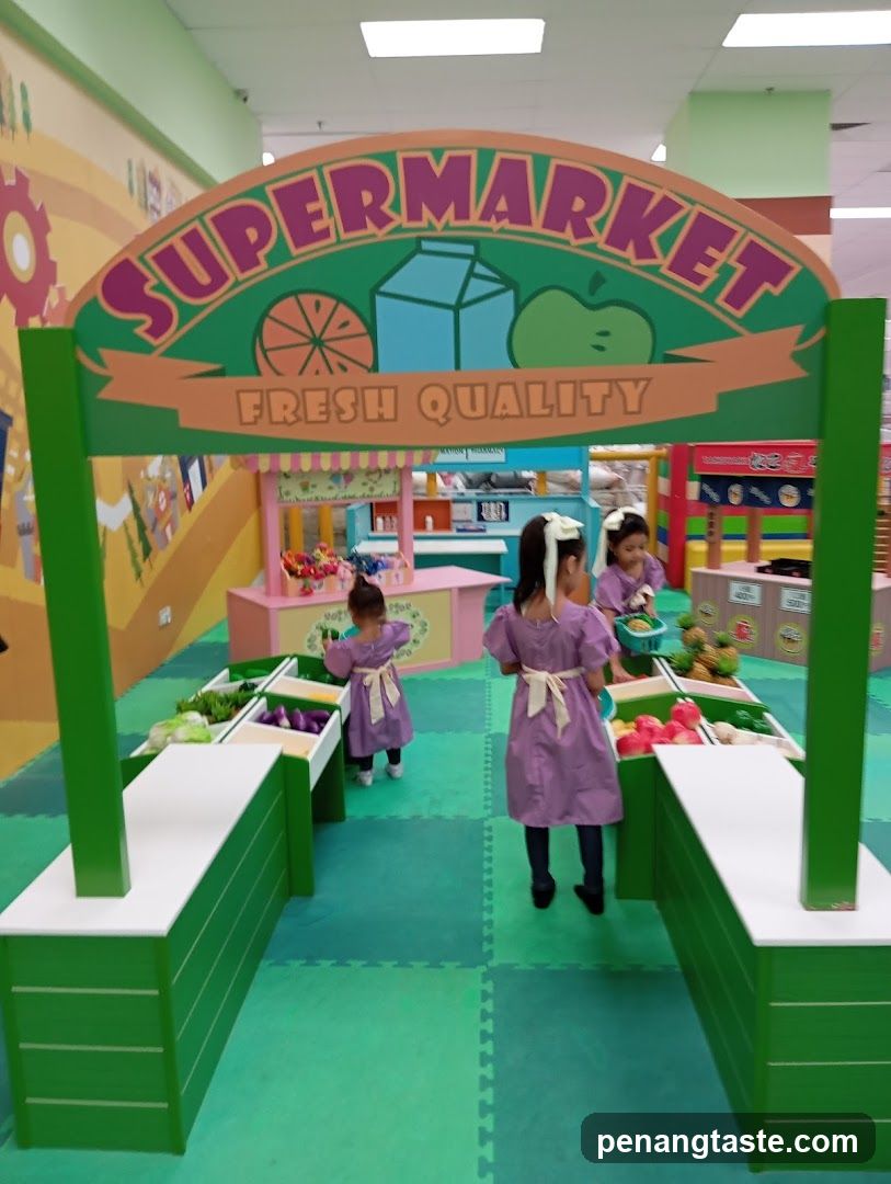 Children's Play Market Scene