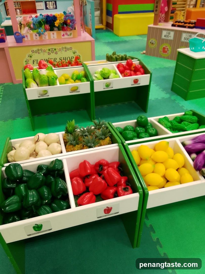 Toy Market Scene