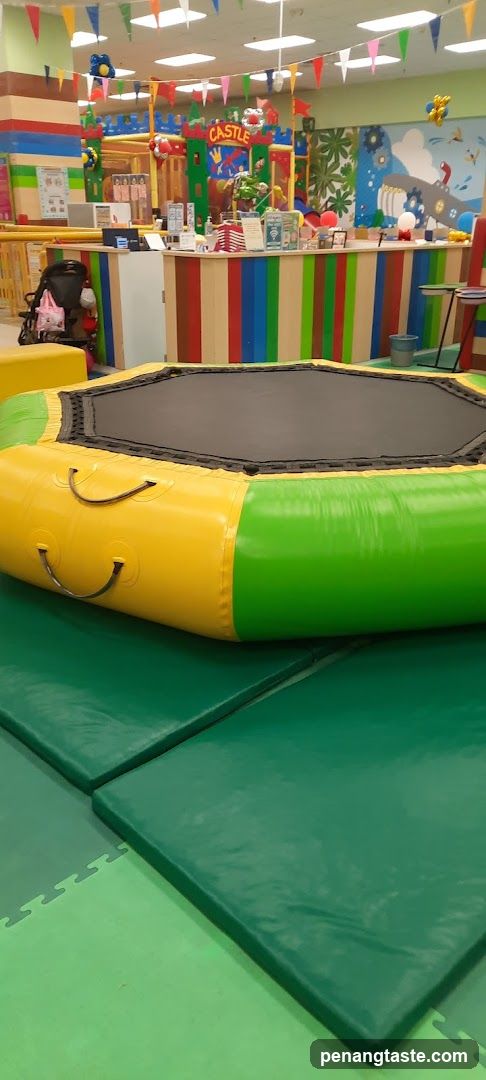 Indoor Play Area with Inflatable Bounce House