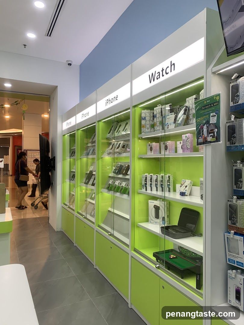 Electronics Store Interior Display