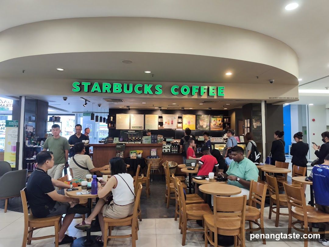 Starbucks Coffee Interior Scene