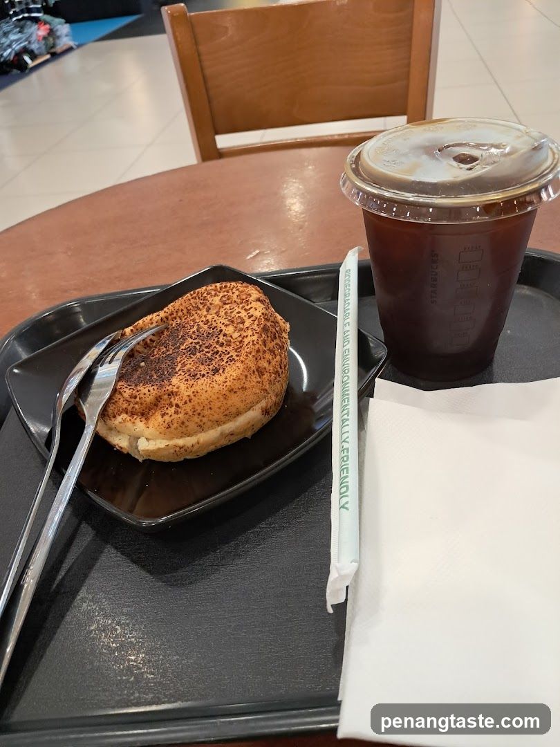 Coffee and Pastry at Starbucks