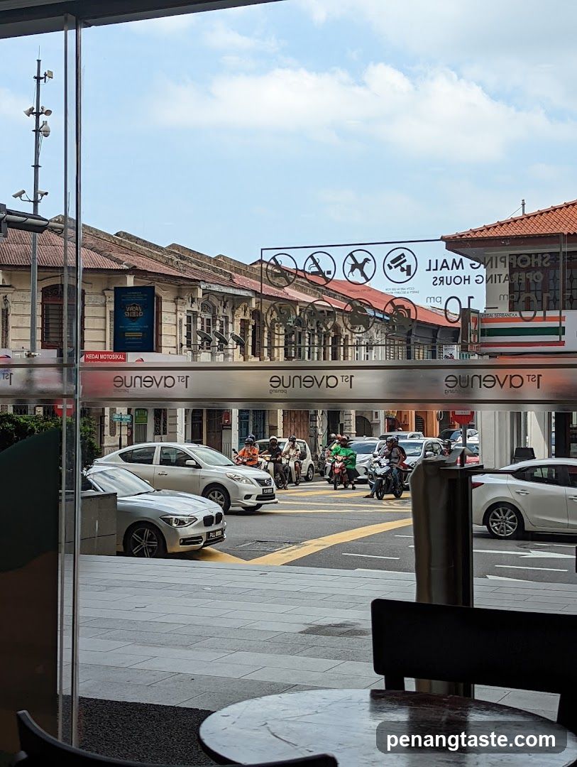 Street View from Cafe Interior