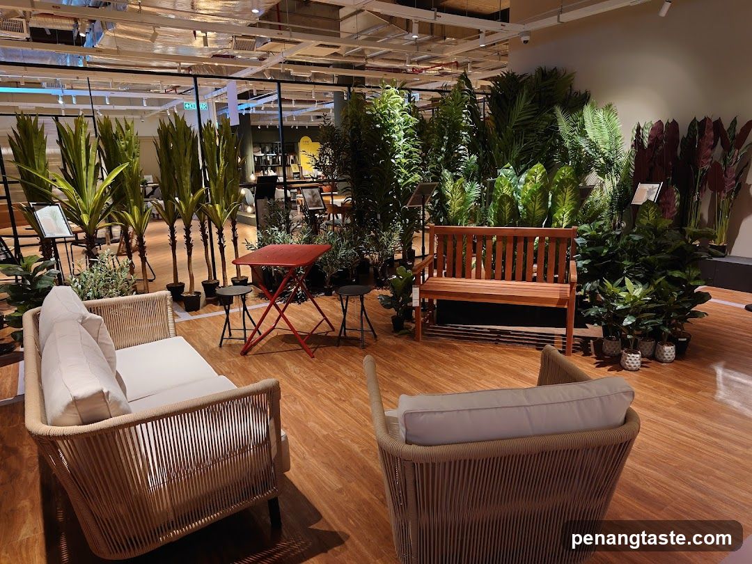 Indoor Plant and Furniture Display