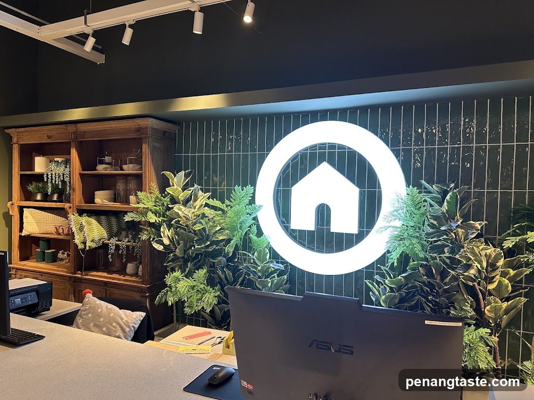 Interior Office Space with Decorative Elements