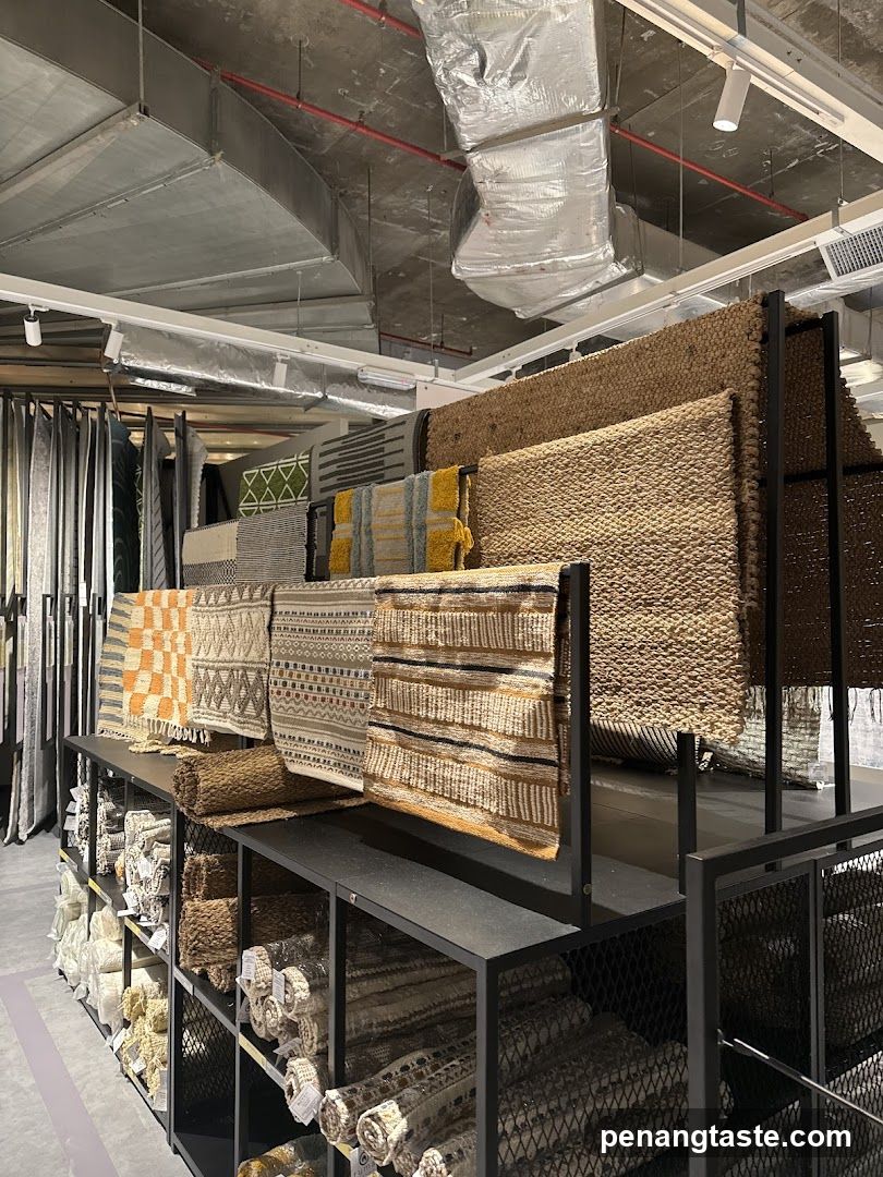 Rug and Carpet Display Store Interior