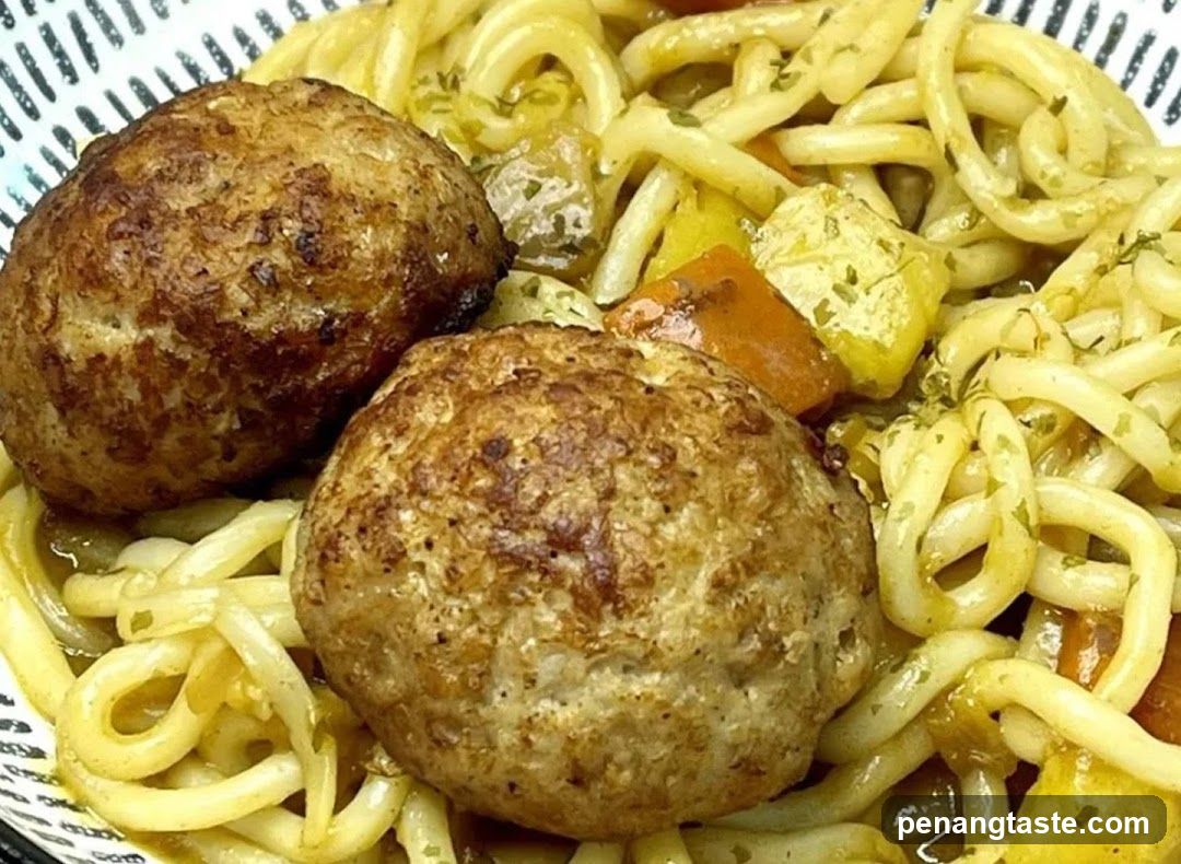 Pasta with Meatballs and Vegetables
