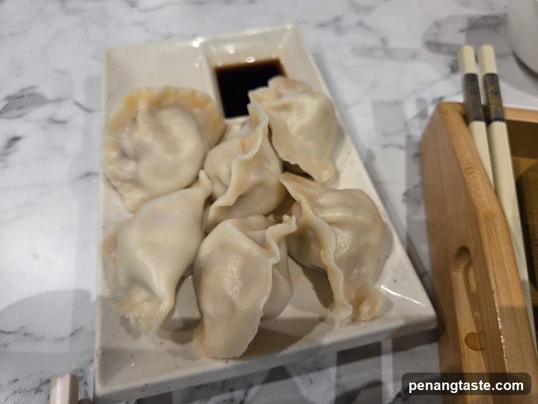 Dumplings with Soy Sauce