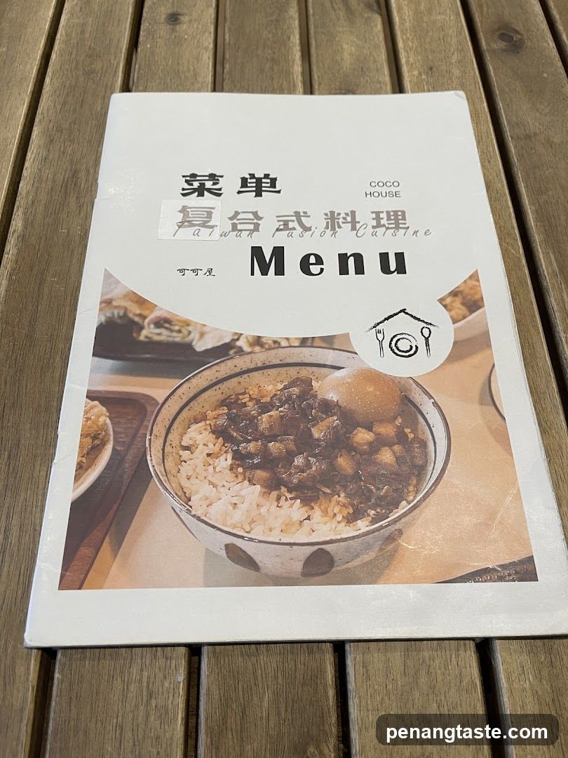 Coco House Menu