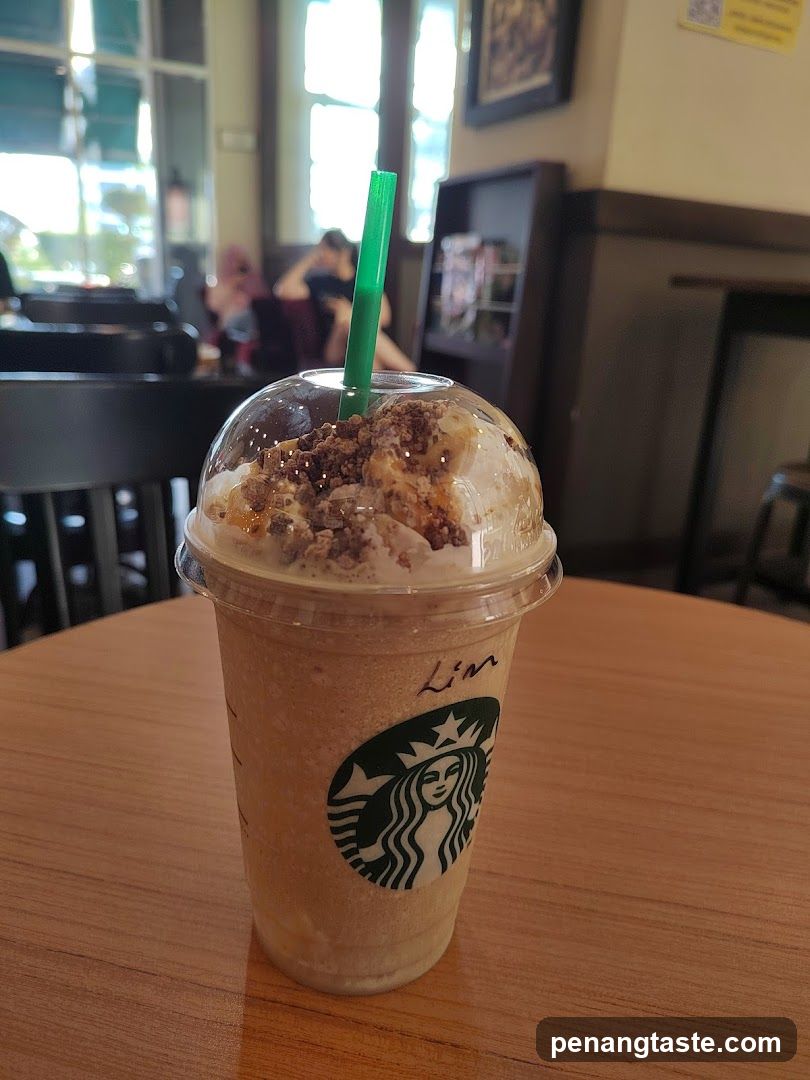 Starbucks Frappuccino with Crumble Topping
