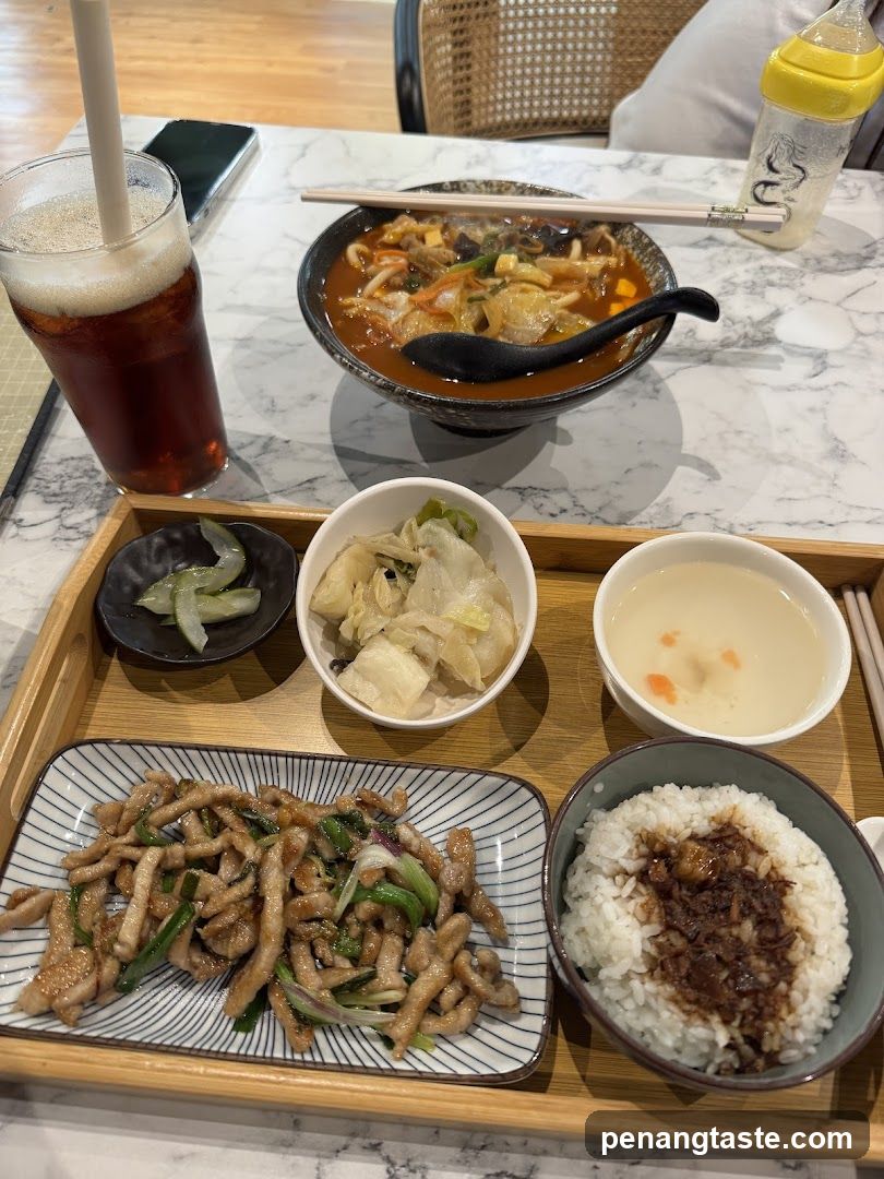 Meal Tray with Japanese-style Dishes