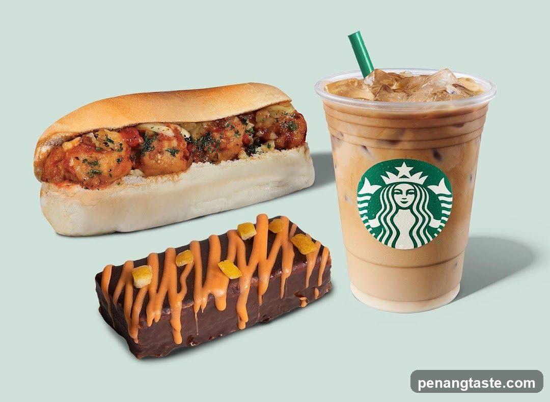 Starbucks Iced Coffee and Food Combo