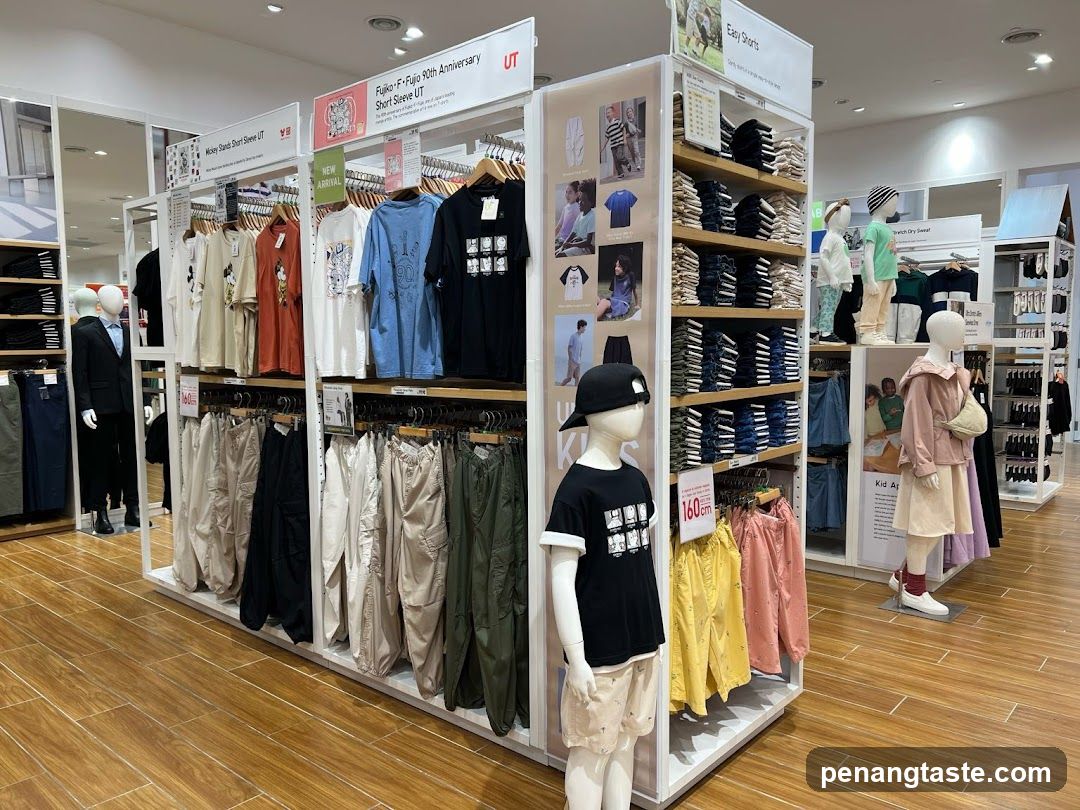 Clothing Store Interior Display