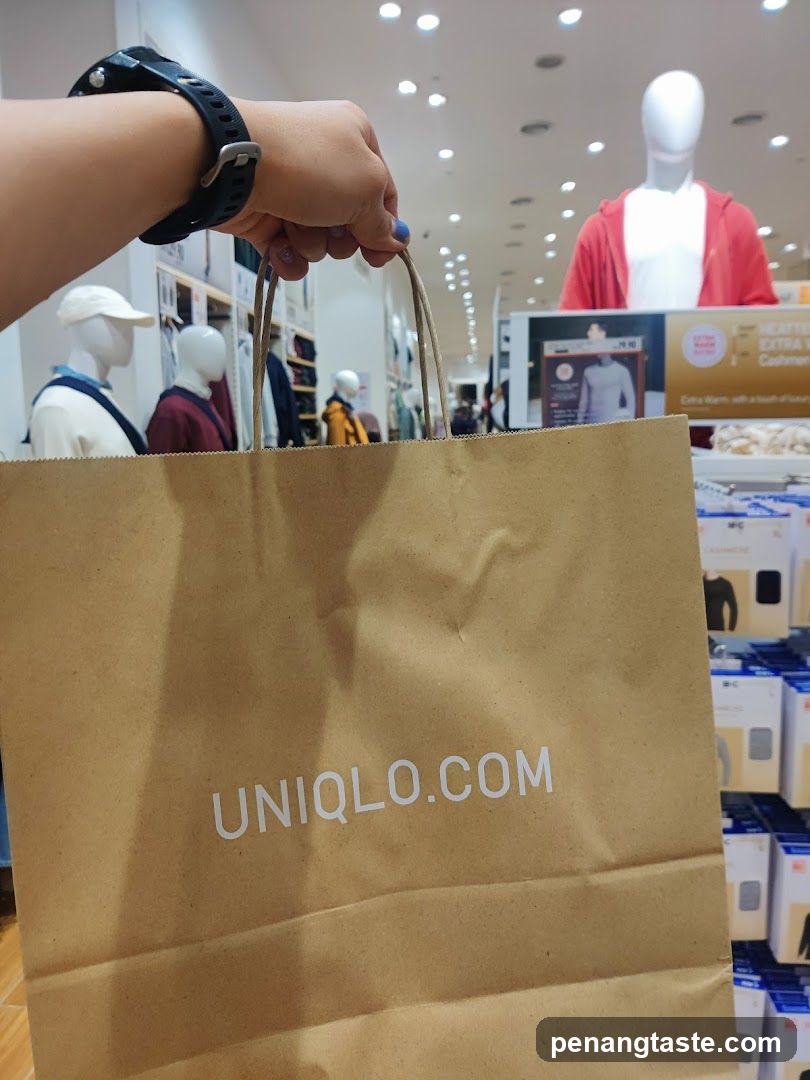 Shopping at Uniqlo Store
