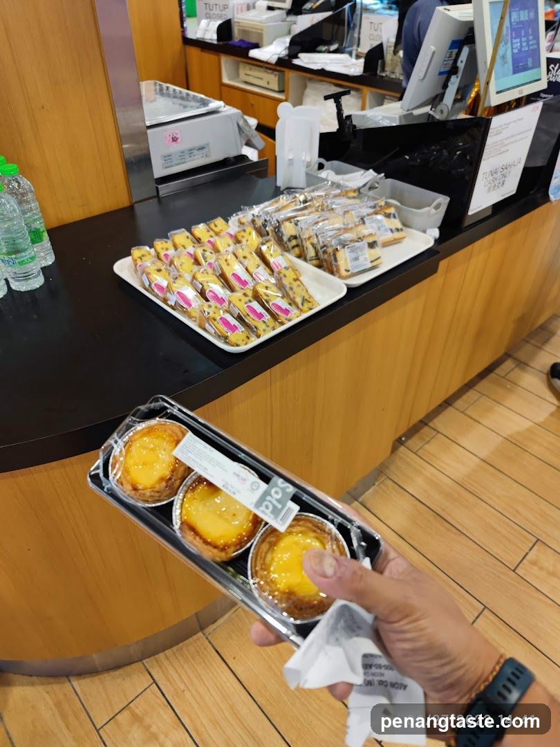 Egg Tarts and Pastries Display