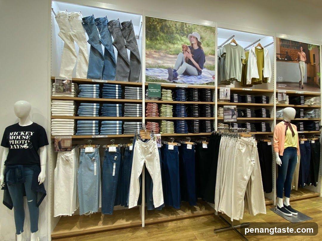 Uniqlo Denim Section Interior
