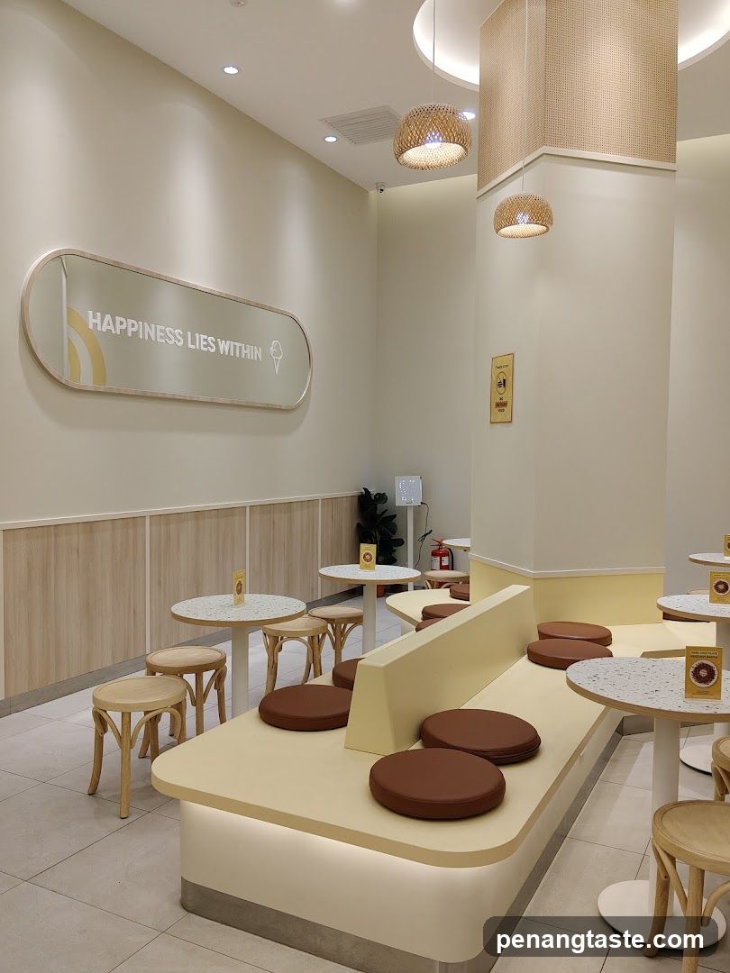 Cozy Cafe Interior with Inspirational Signage