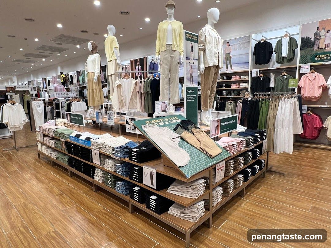 Clothing Store Interior Display