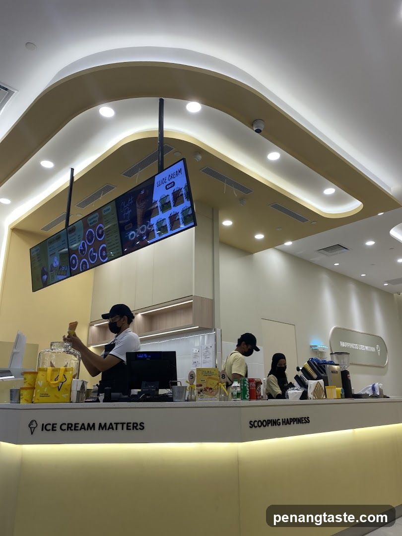 Ice Cream Shop Interior