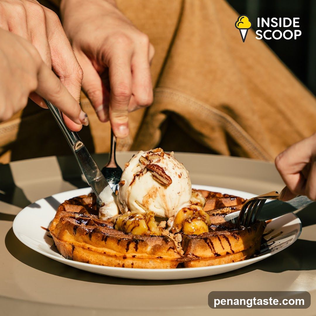 Waffle with Ice Cream