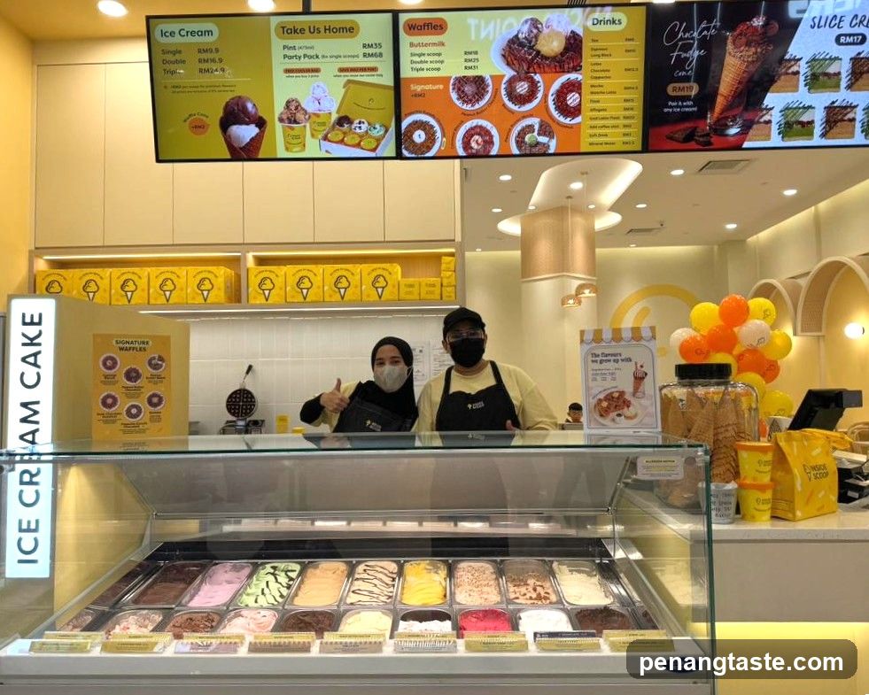 Ice Cream Cake Shop Interior