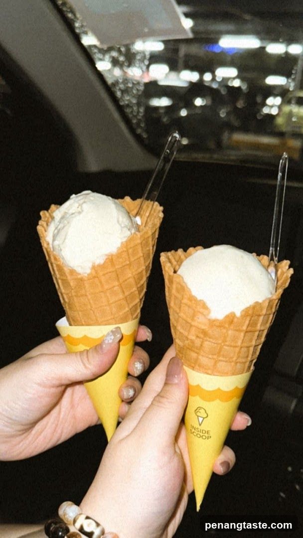 Ice Cream Cones in Car