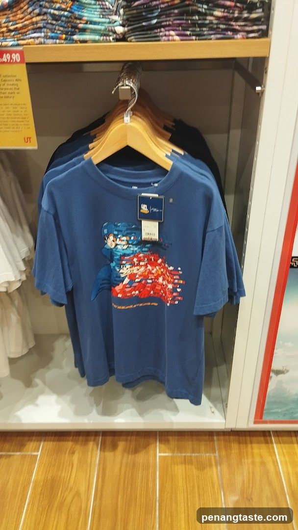 Blue T-Shirt Display