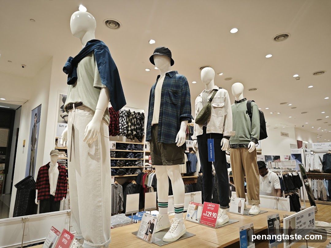 Uniqlo Men's Clothing Display