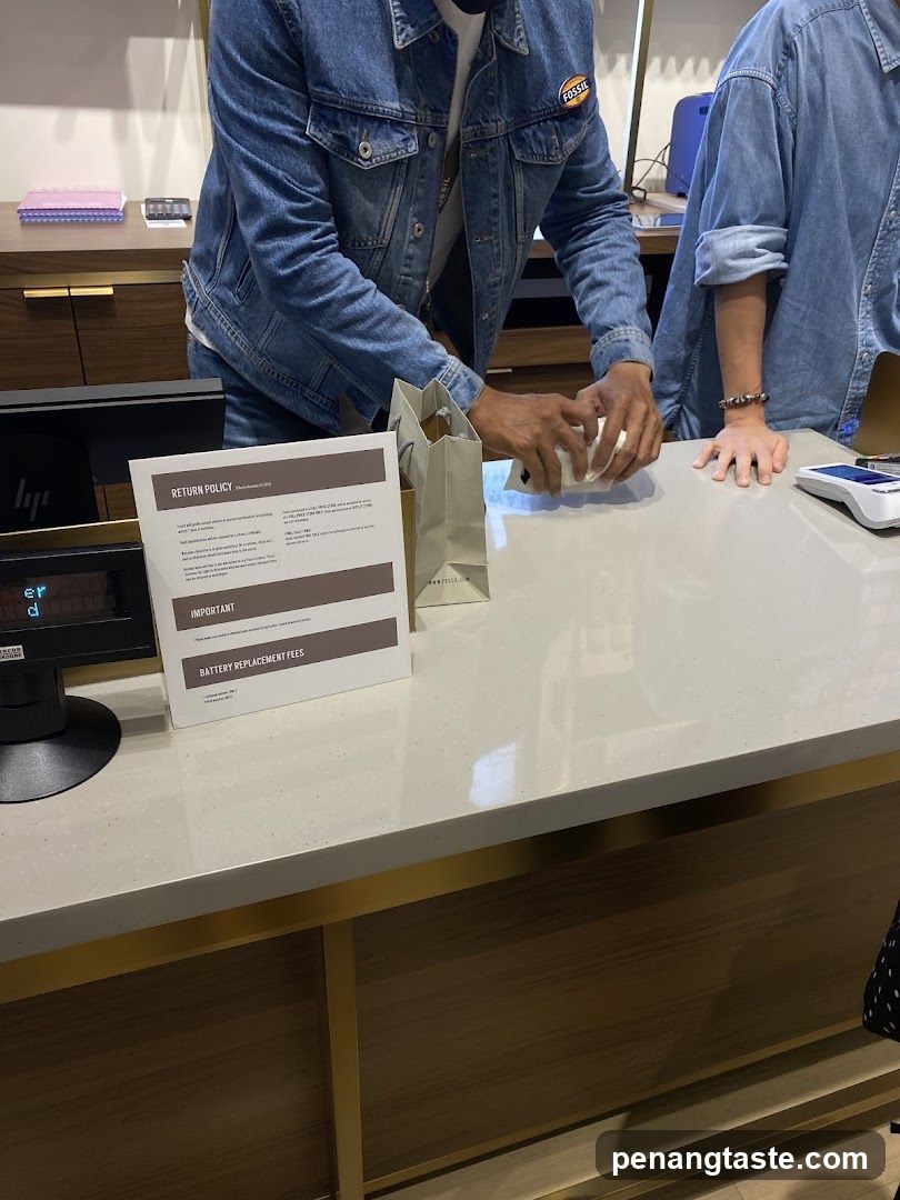 Customer at Counter