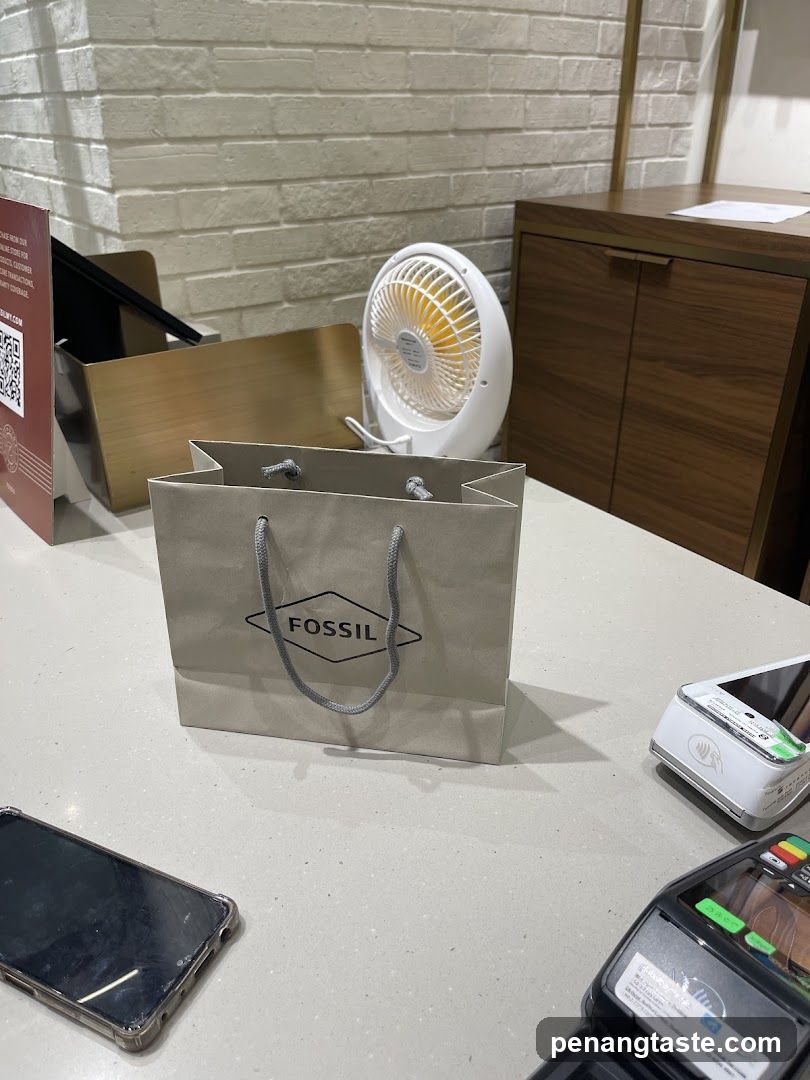 Fossil Shop Interior Counter