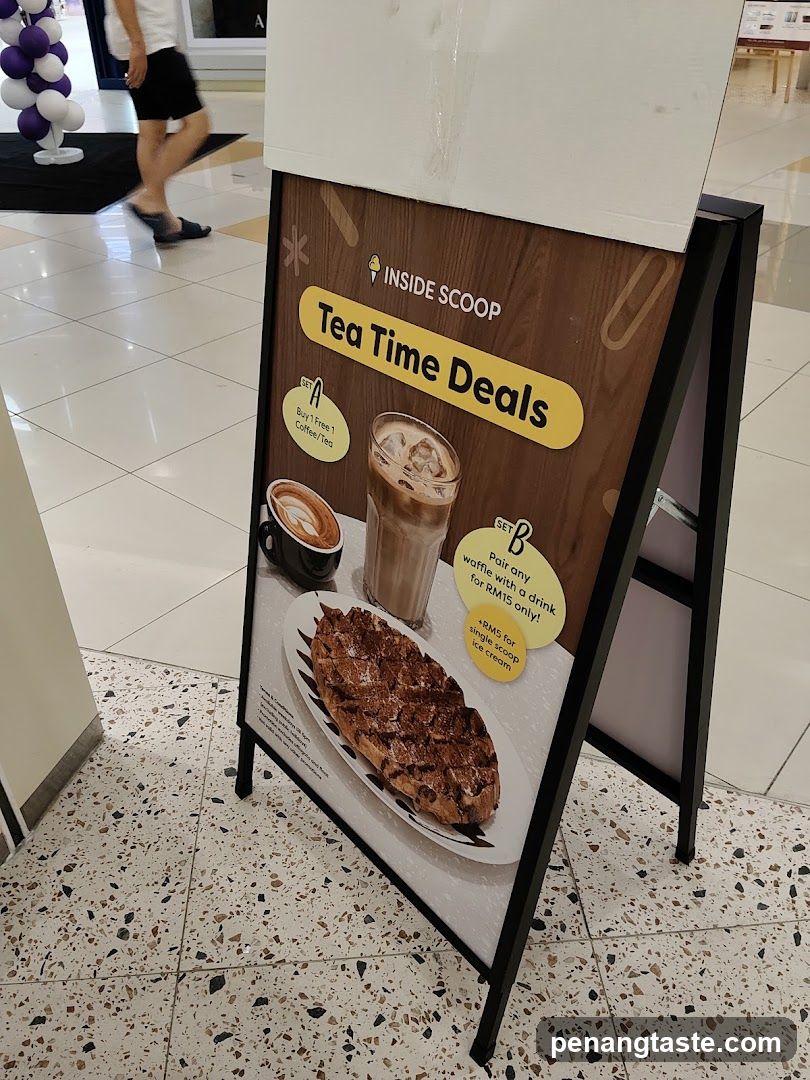 Tea Time Deals Signboard