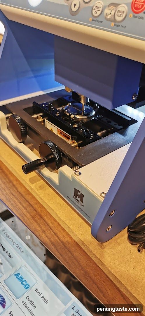 Engraving Machine Interior