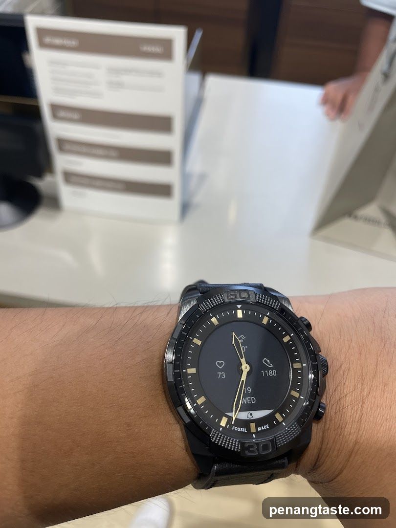 Smartwatch Display in Store Interior