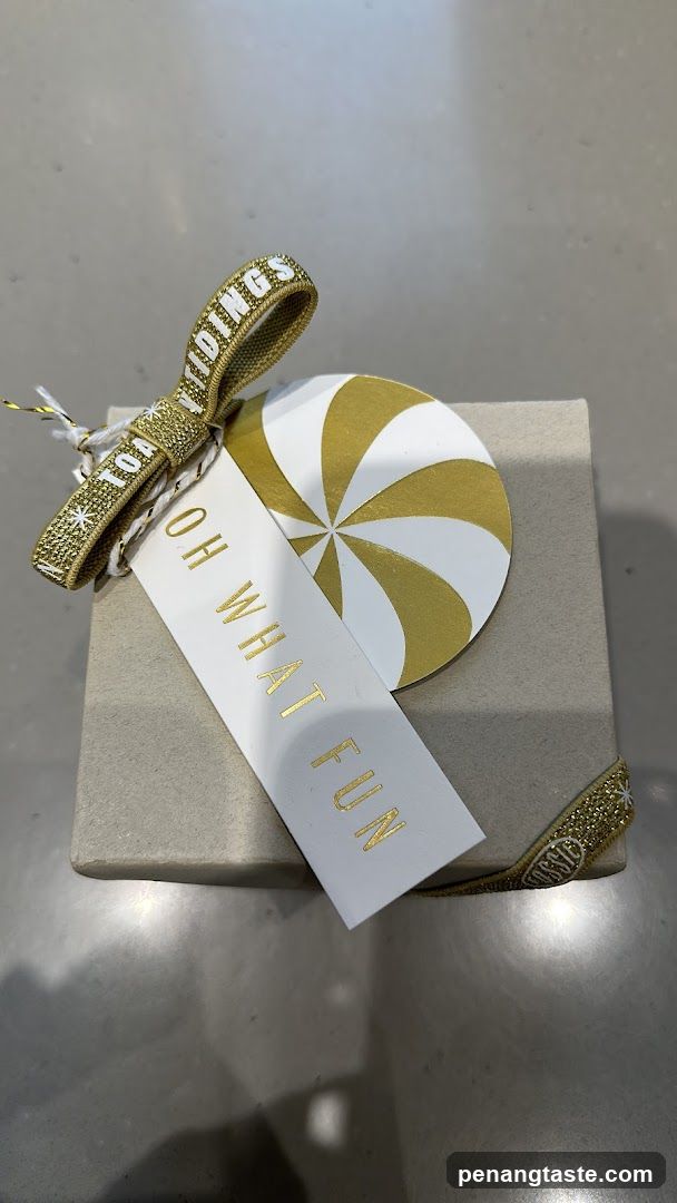 Gift Box with Ribbon and Card