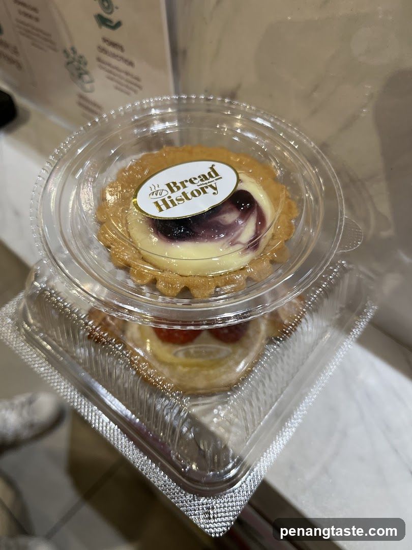 Bread History Tart in Clear Container