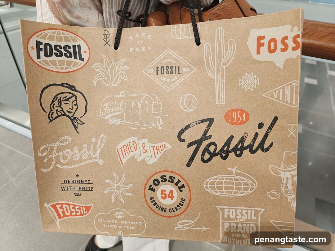 Fossil Shopping Bag