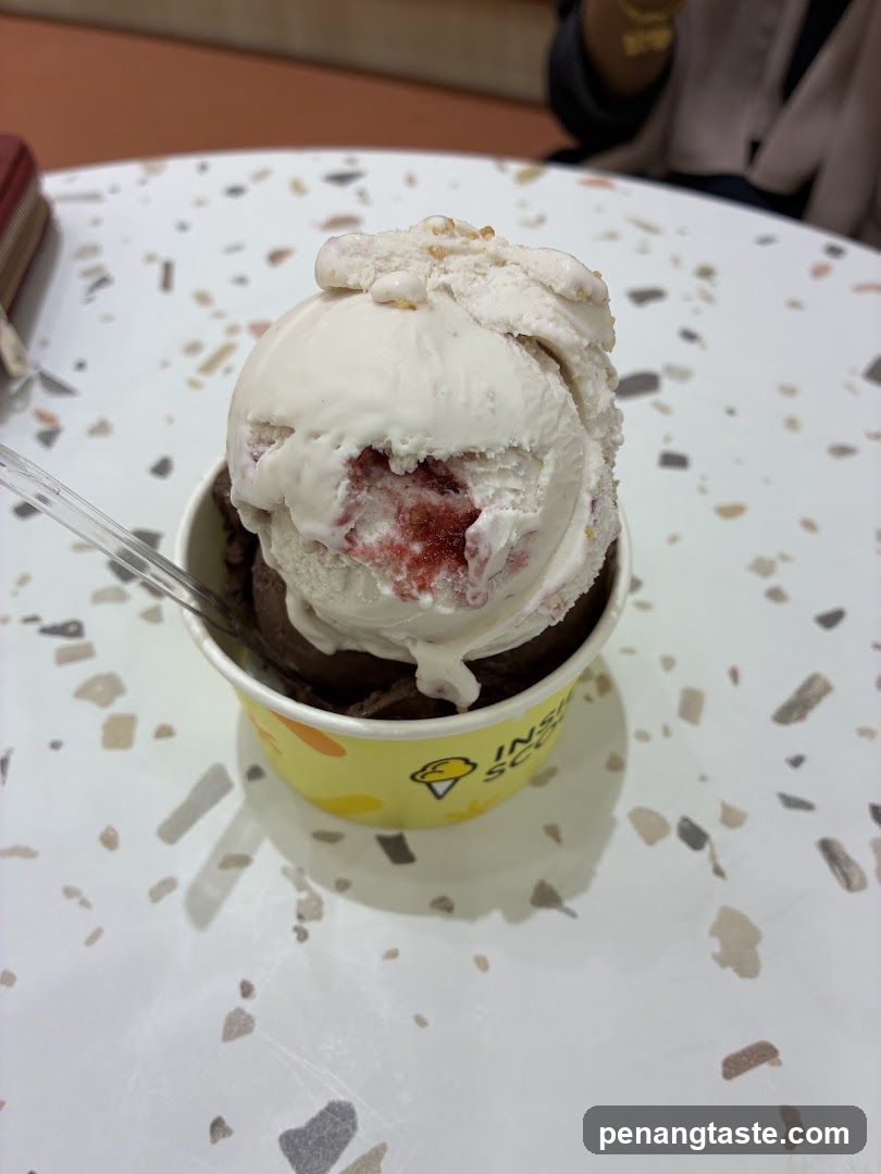 Ice Cream Cup with Scoops
