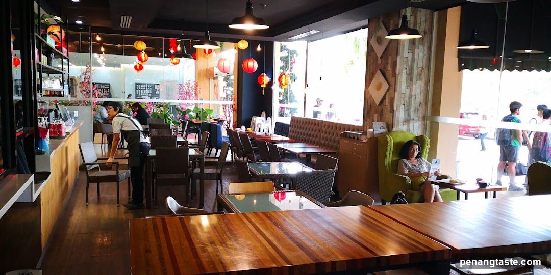 Interior of a modern cafe or restaurant