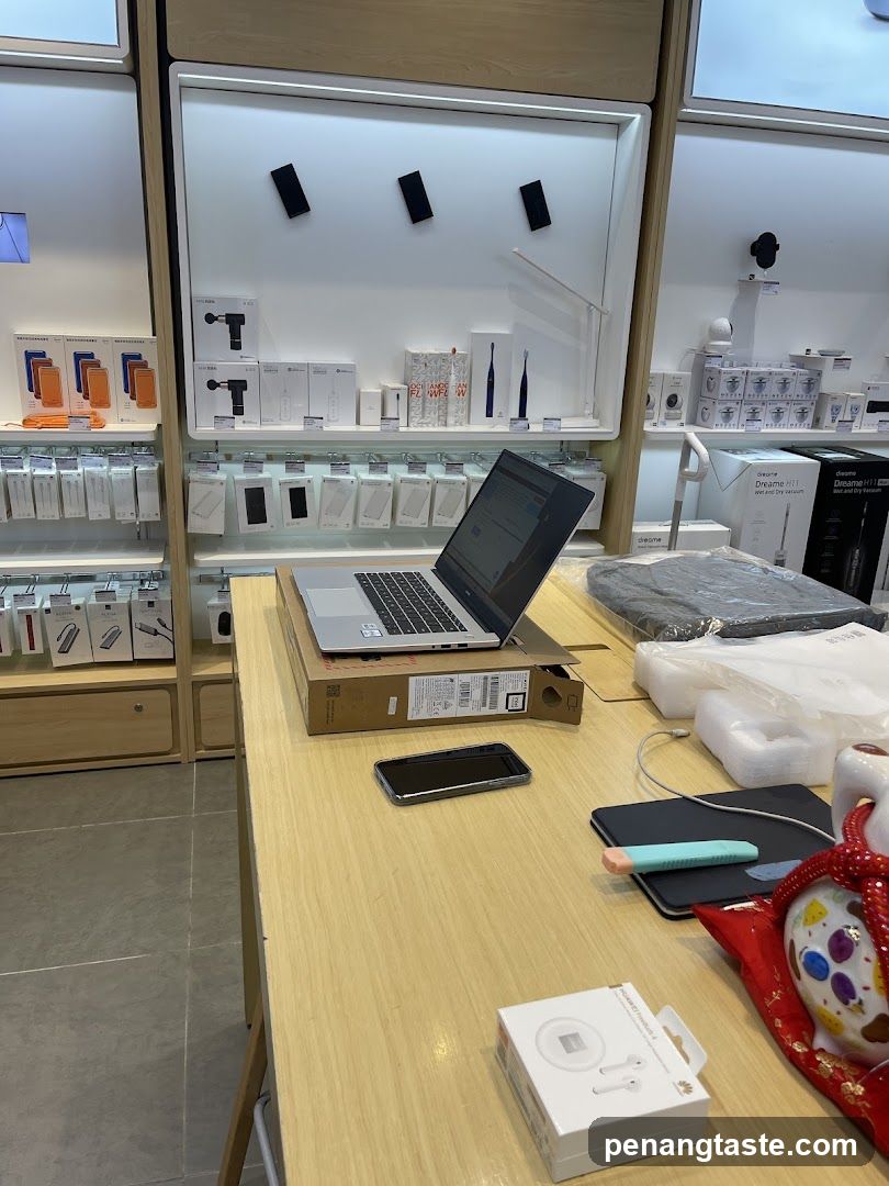 Electronics Store Interior Display