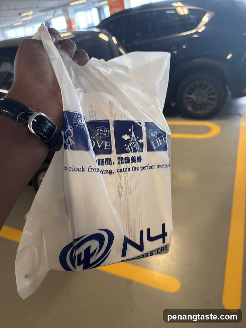 Shopping Bag in Parking Garage
