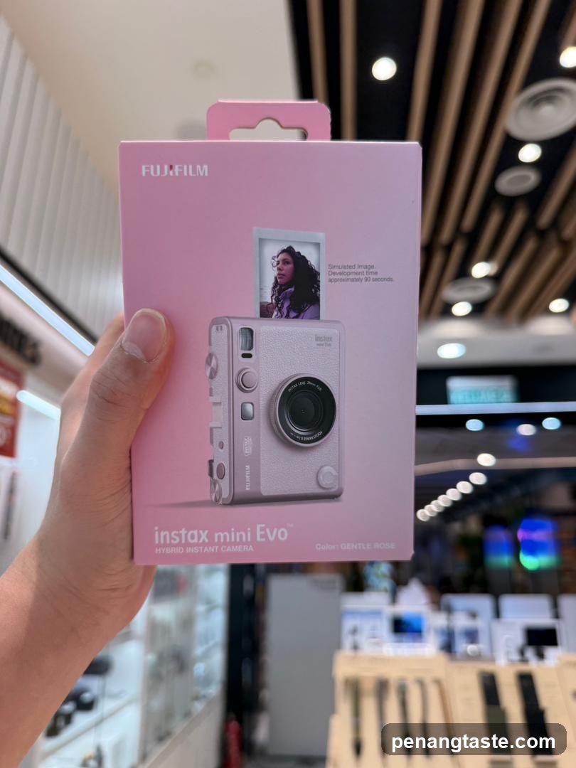 Fujifilm Instax Mini Evo Camera Box