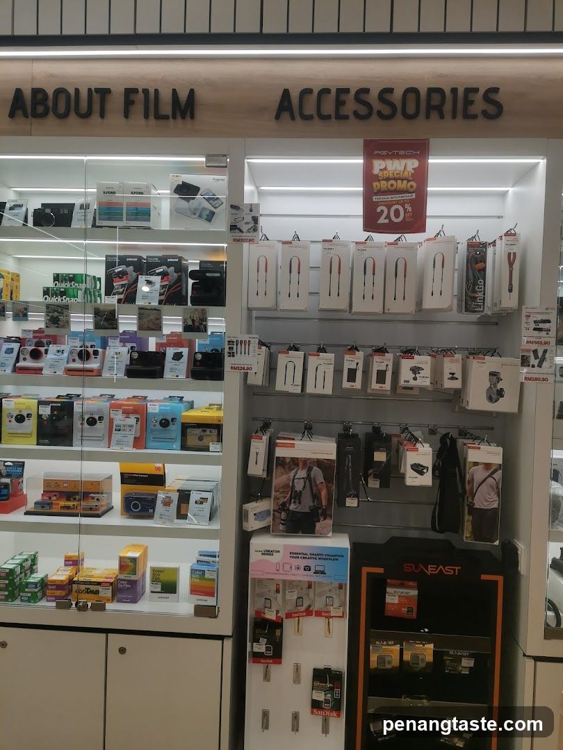 Camera Accessories Display