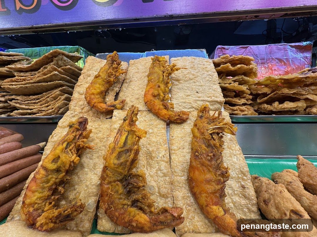 Fried Seafood Display