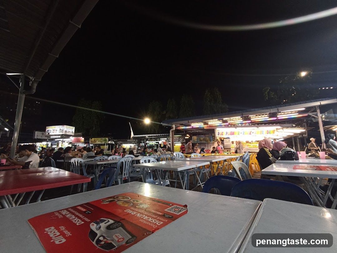 Night Market Food Stall Scene
